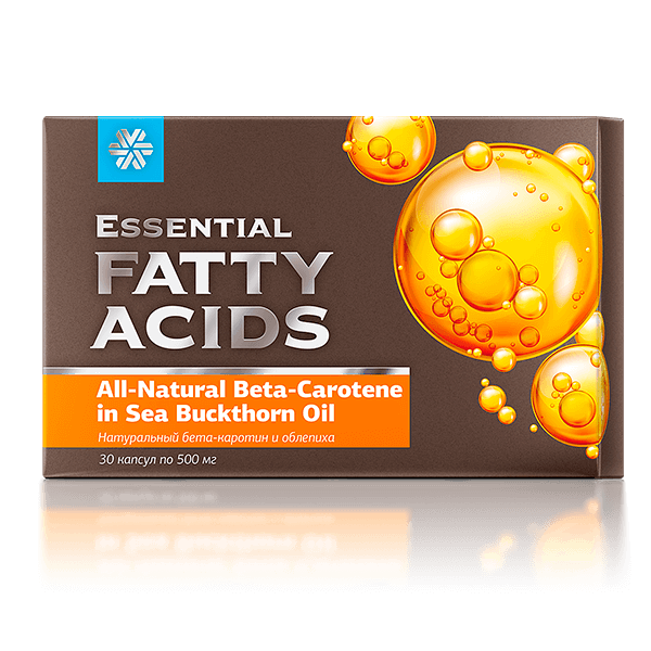 Essential Fatty Acids - "ნატურალური ბეტა–კაროტინი და ქაცვი"