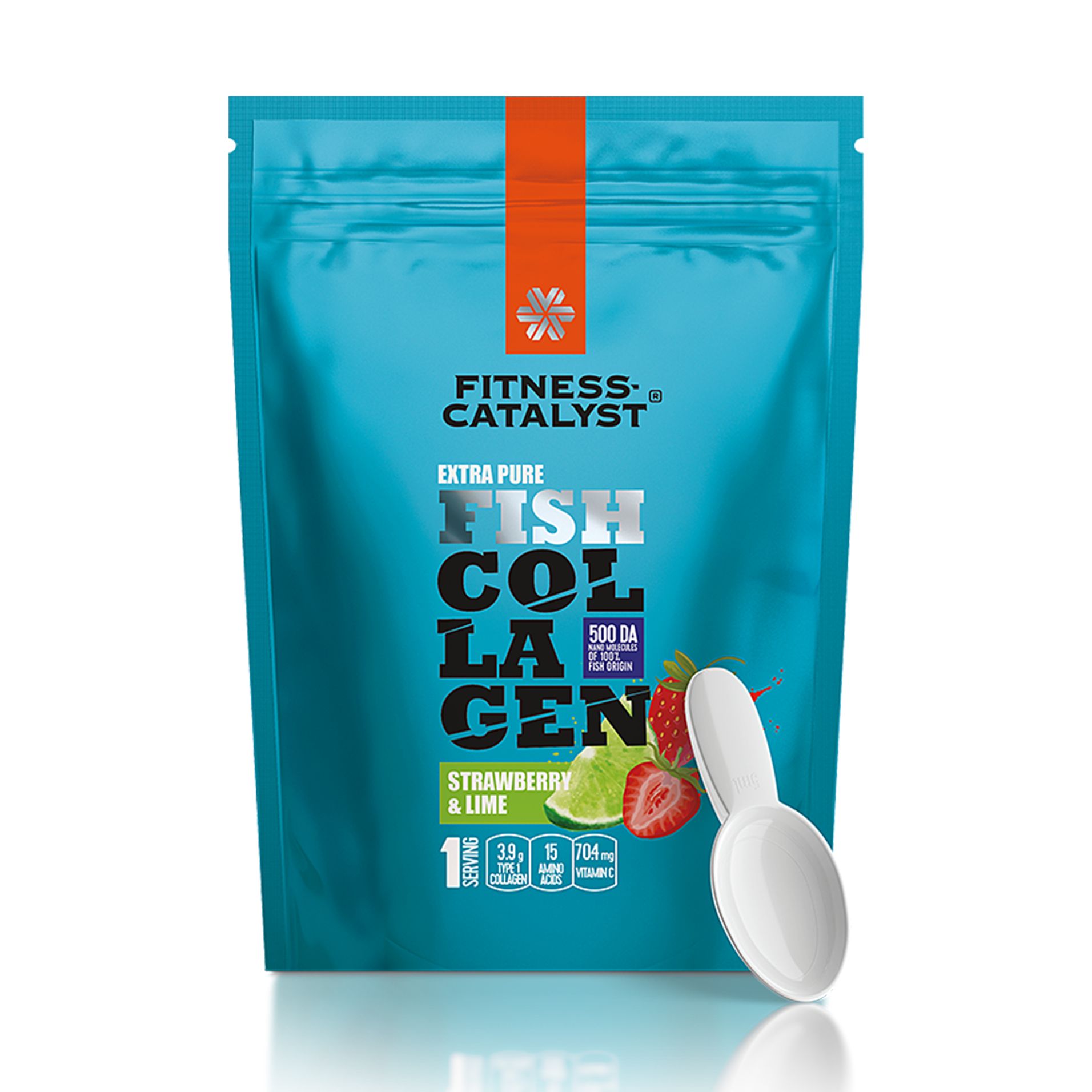 Чистый рыбный коллаген (клубника-лайм)