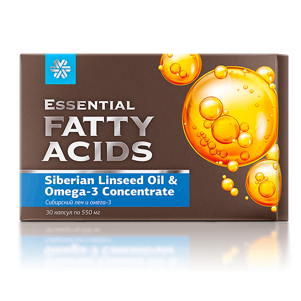 Essential Fatty Acids - "ციმბირის სელი და ომეგა-3"