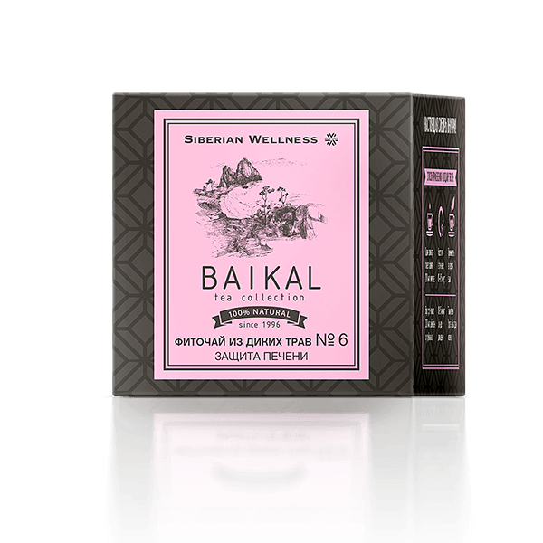 Baikal Tea Collection - მცენარეული ჩაი ველური ბალახებისგან No6 (ღვიძლის დაცვა)