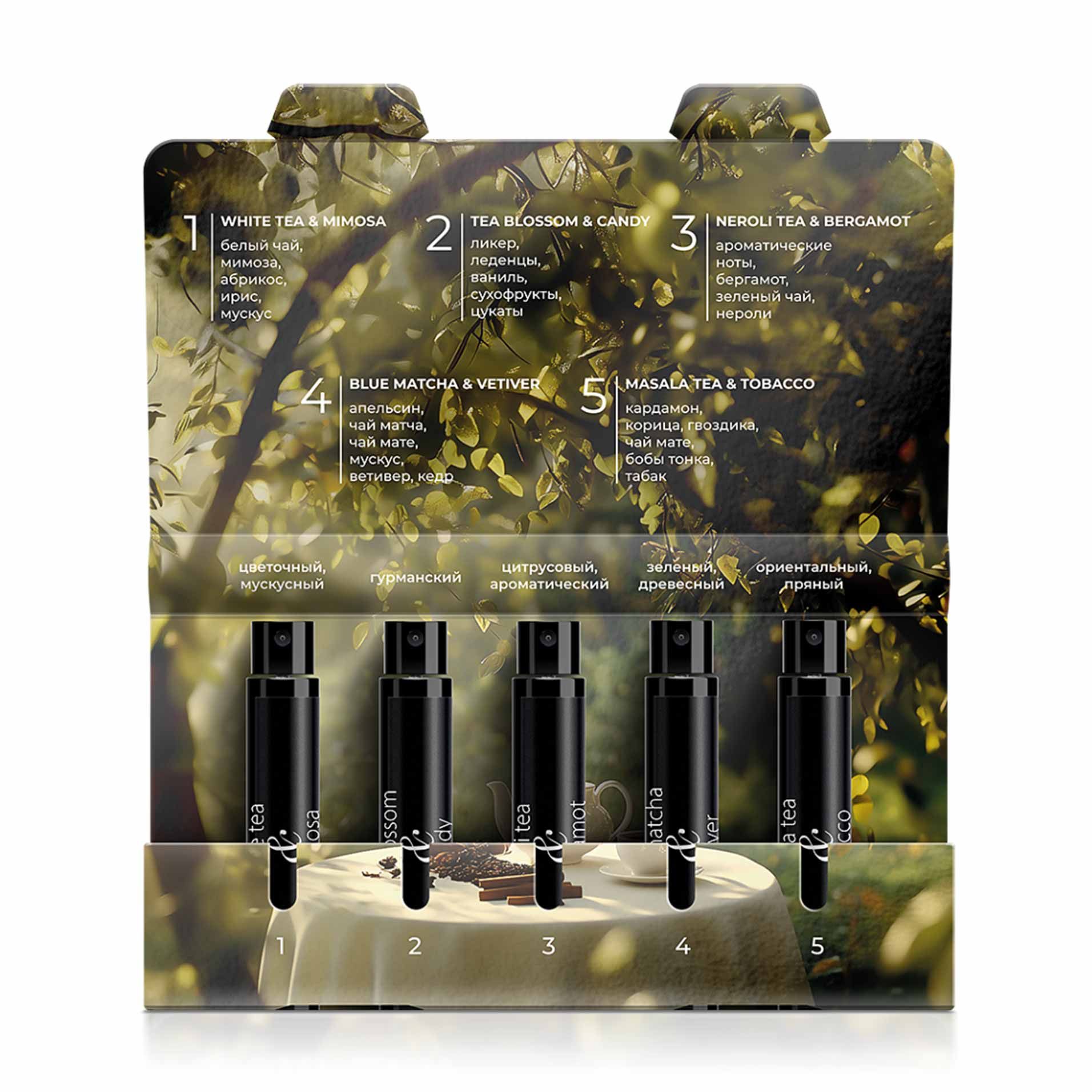 Aromapolis Olfactive Studio - Набор миниатюр Чайные традиции